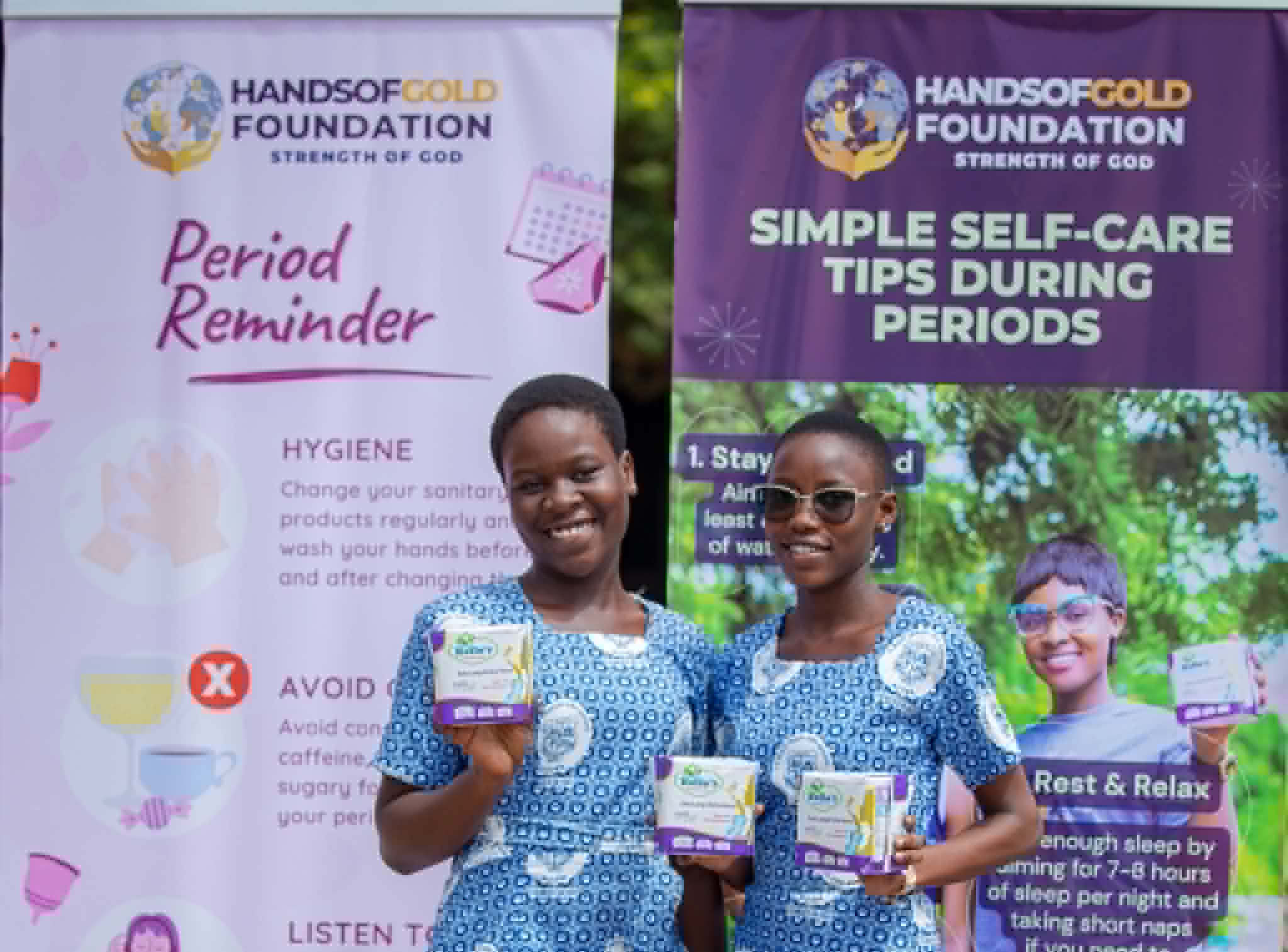 HOGF Presents Sanitary Pads & Educational Materials to Labone and Accra Girls SHS - Photo 8