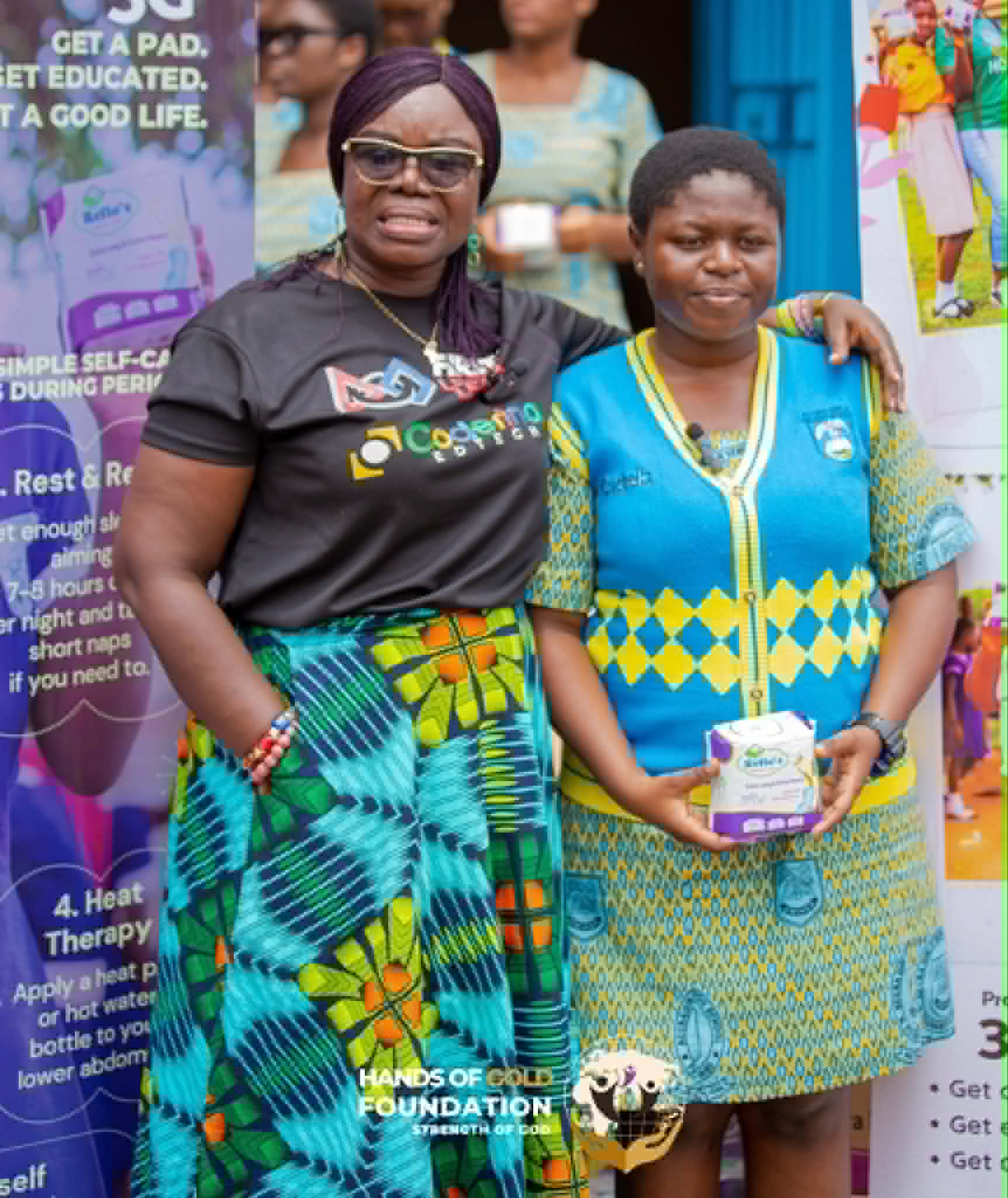 HOGF Presents Sanitary Pads & Educational Materials to Labone and Accra Girls SHS - Photo 7